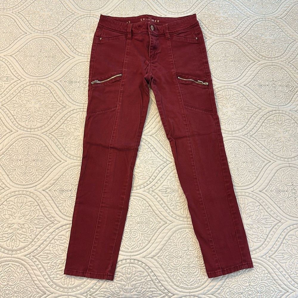 WHBM cropped ankle jeans size 2